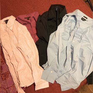Notforsale: cotton button up long sleeve shirts in Clean & in great condition.